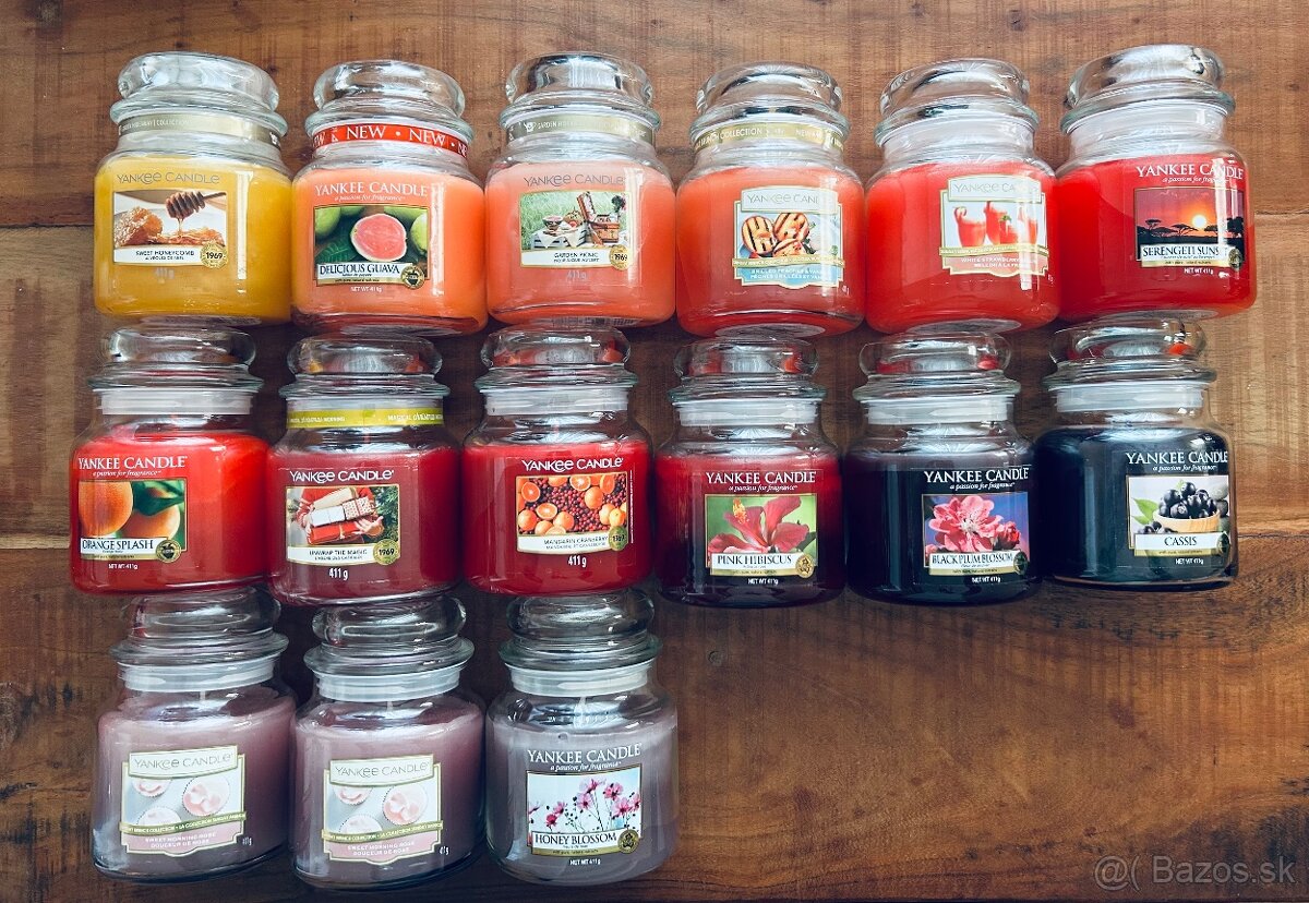 Sviečky zn. Yankee Candle