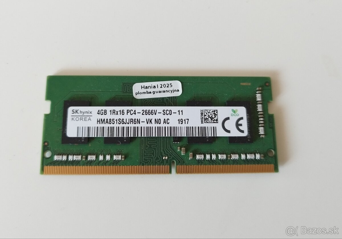 RAM DDR4 SO-DIMM 4GB 2666 MHz