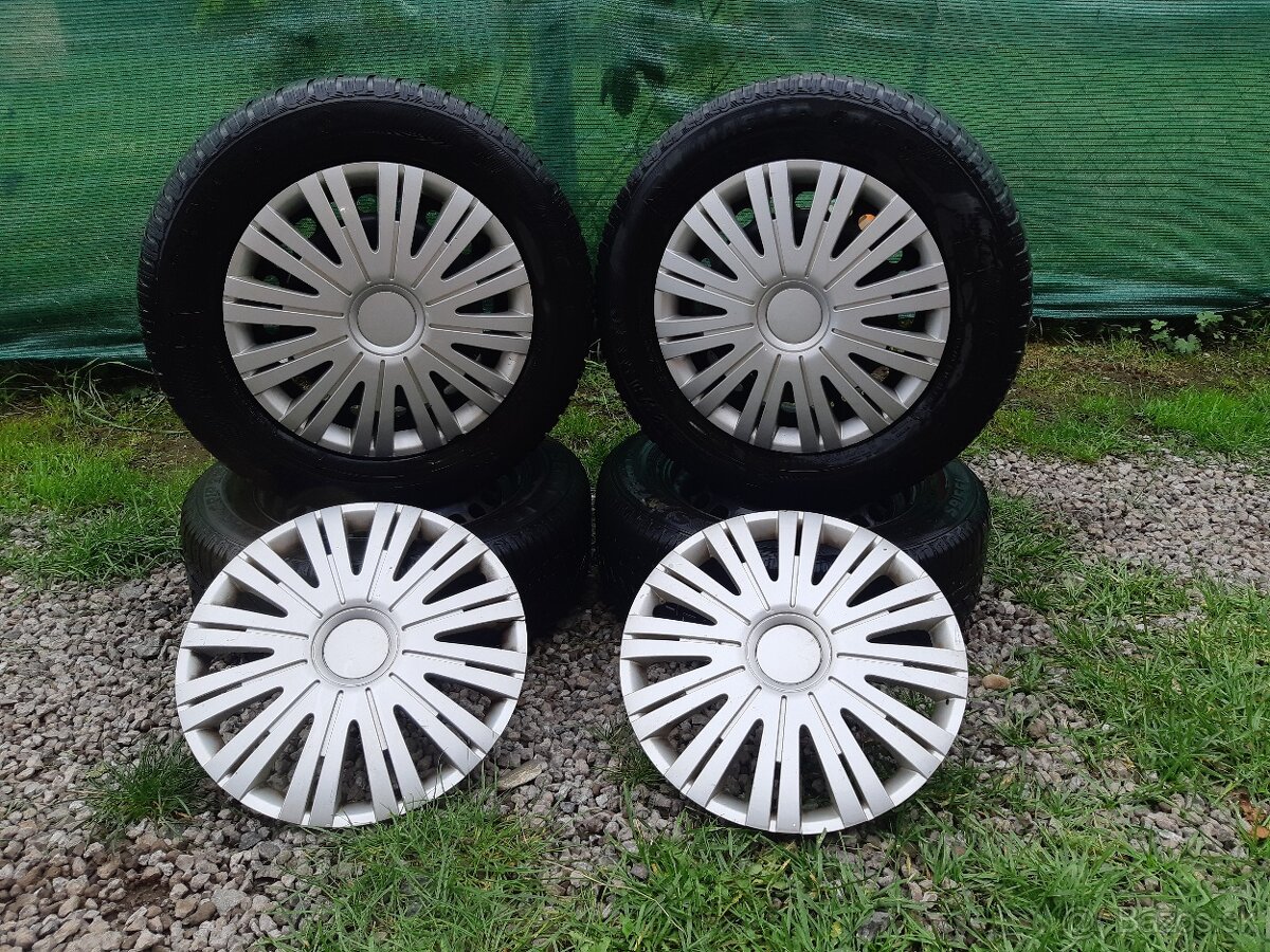 Predám Plechové disky na Zimných Pneu 195/65R15 5x112