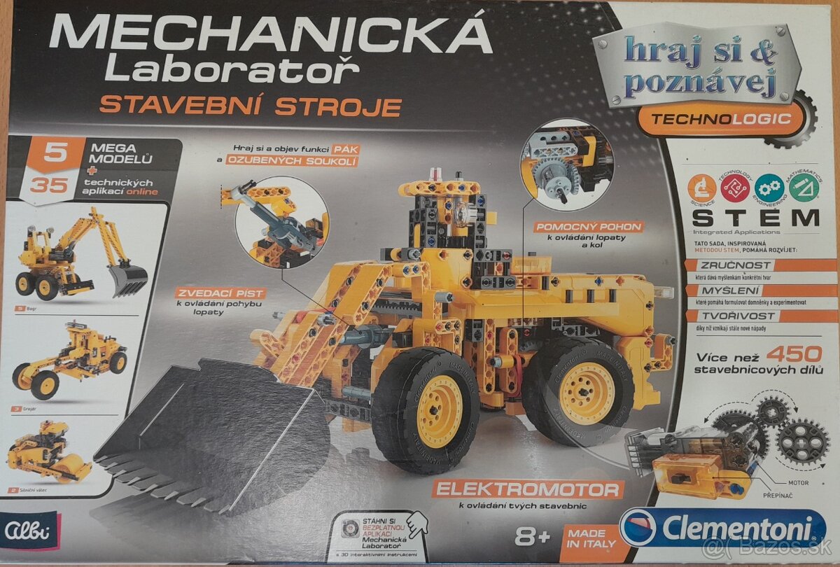 Lego/Stavebnica, (Mechanická laboratoř Clementoni)