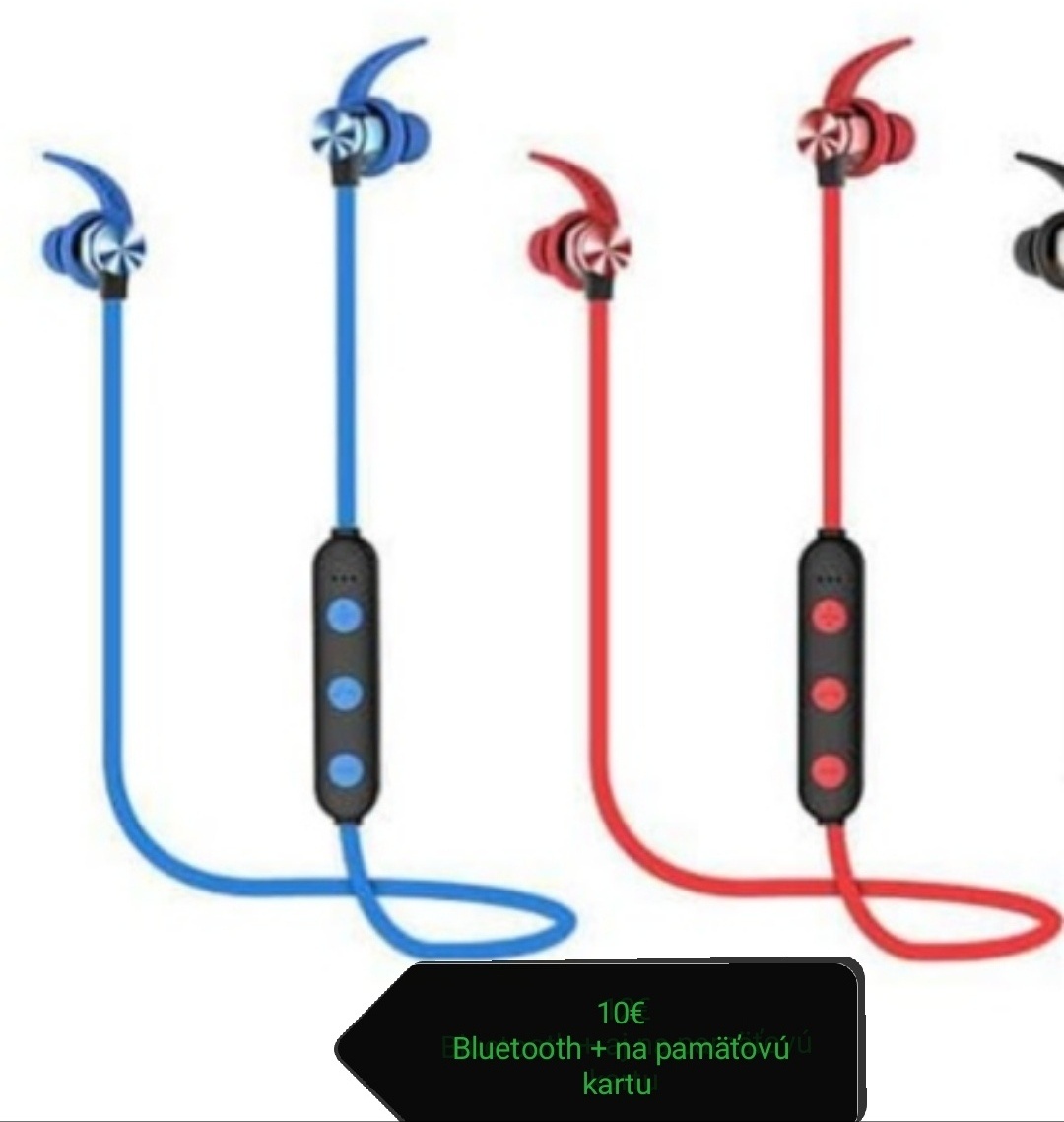 Športové bluetooth slúchadlá aj na pamäťovú kartu