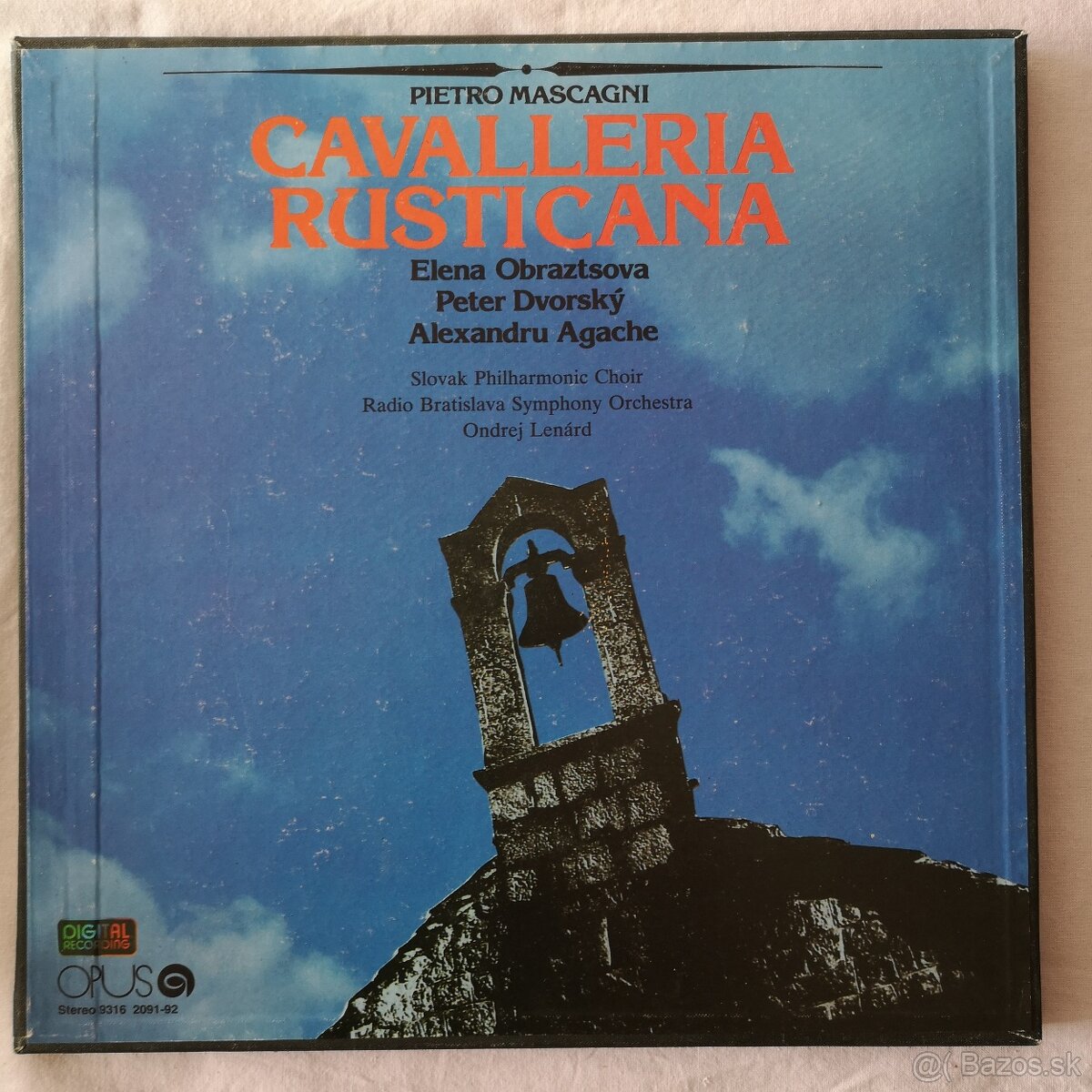 Predám Pietro Massagni Cavalleria Rustigana 2 LP box