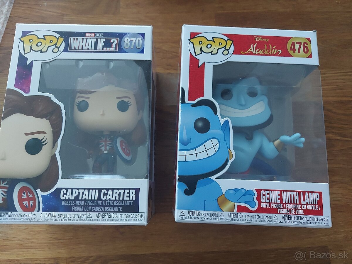 Pop Funko Figúrka Captain America a Aladdin- UZ IBA ALADDIN