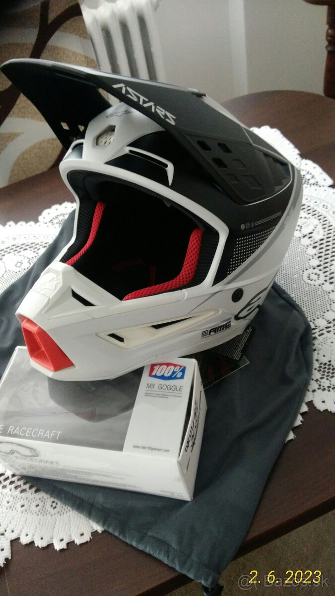 prilba-helma alpinestars S-M5 speed pre obvod hlavy 57cm