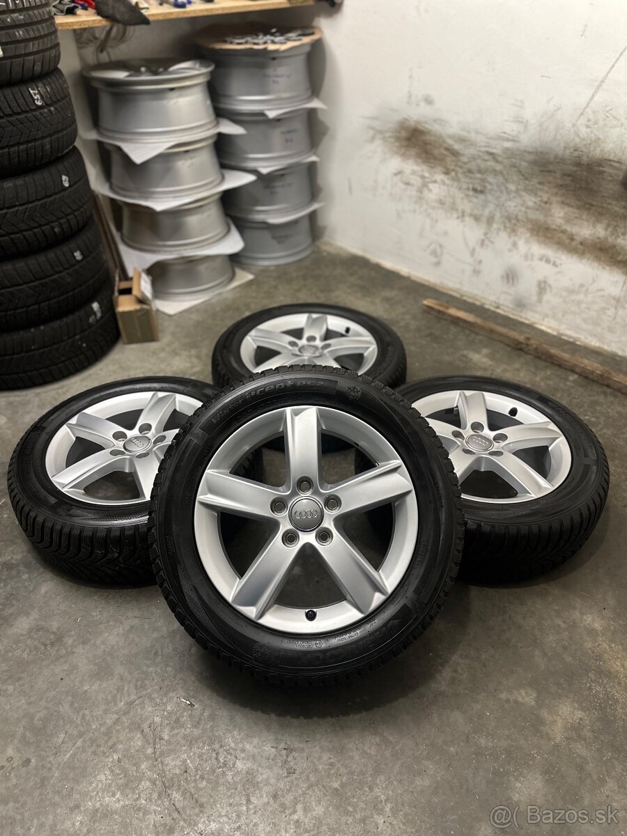 Zimná sada 5x112 R16 , 205/55/16 Audi A3 , VW, Škoda, Seat