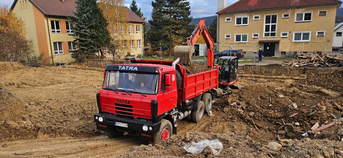 Dovoz sypkých materiálov,zemné a výkopové práce