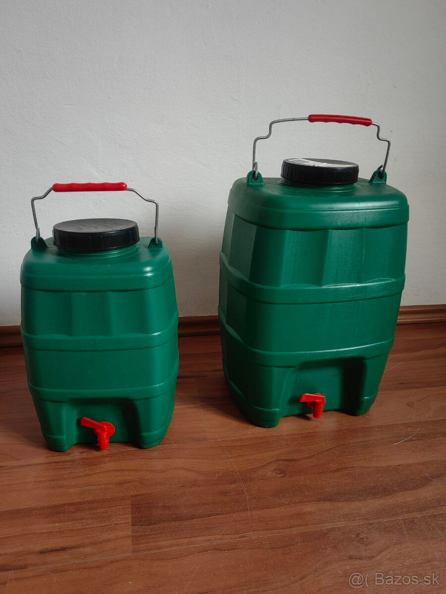 Bandasky na vodu s kohútikom, 10L, 20L