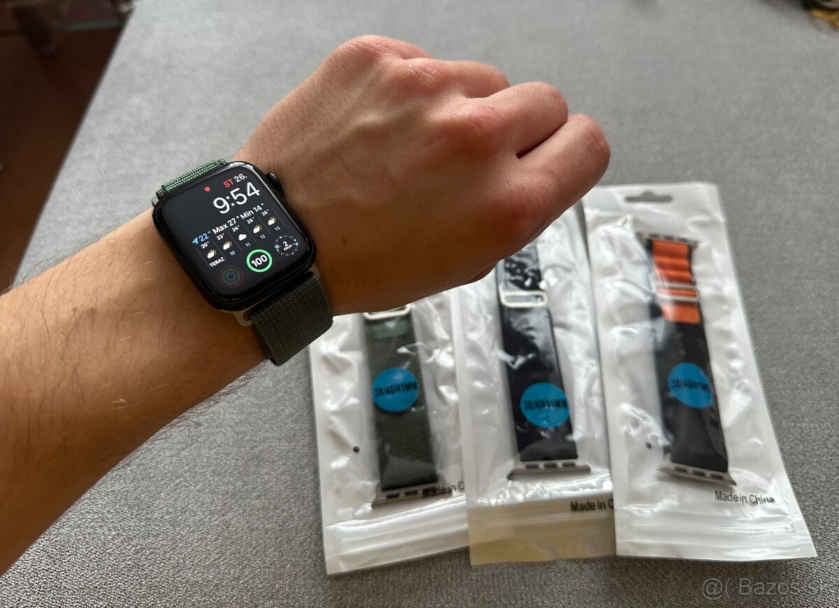 Apple Watch Alpine loop remienky 3x 40mm