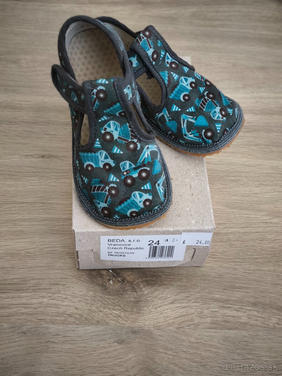 Barefoot papučky Beda