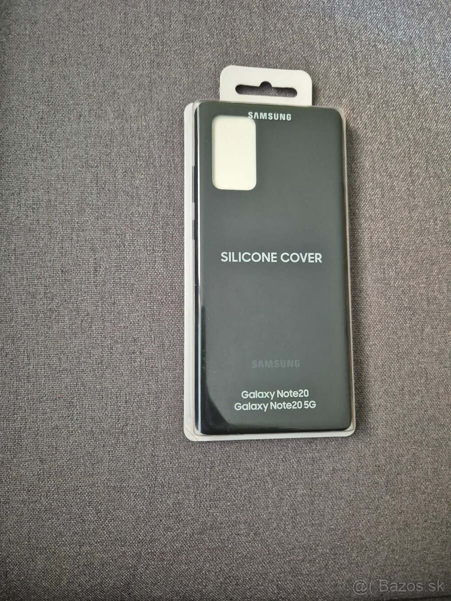 Cover zadný Samsung note 20 5g čierne