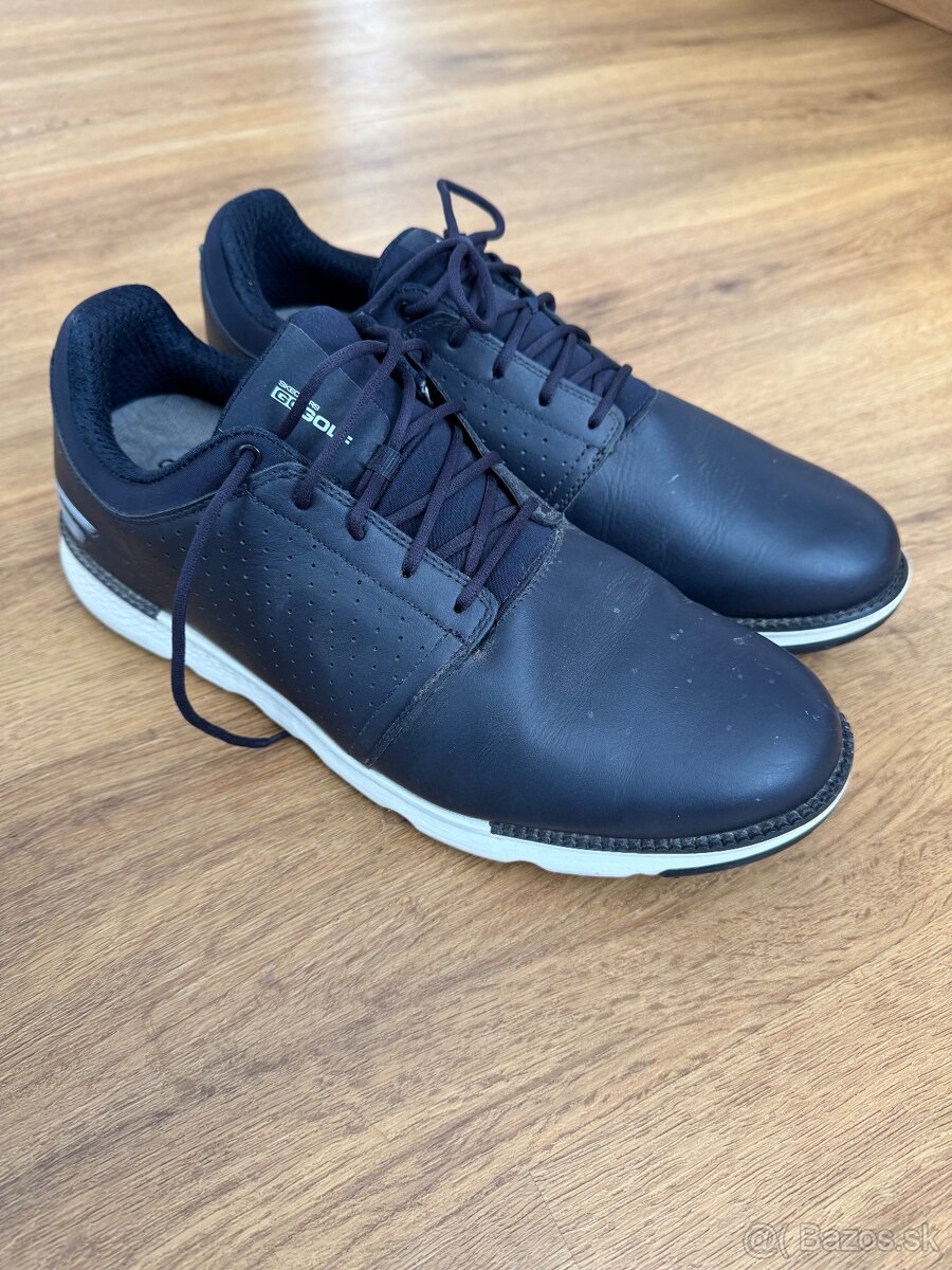 Golfové/voľnočasové modré tenisky Skechers Golf