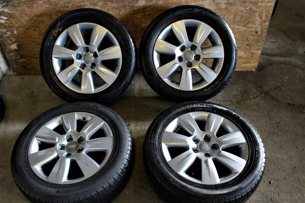 17"..5x112 r17...OEM...AUDI,,../Zaťažove/... LETNA...SADA