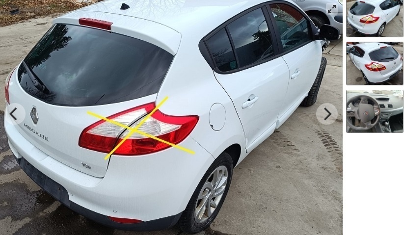 predám DVERE Renault Megane III 2014 1.2 Tce AIRBAGY SADA, P