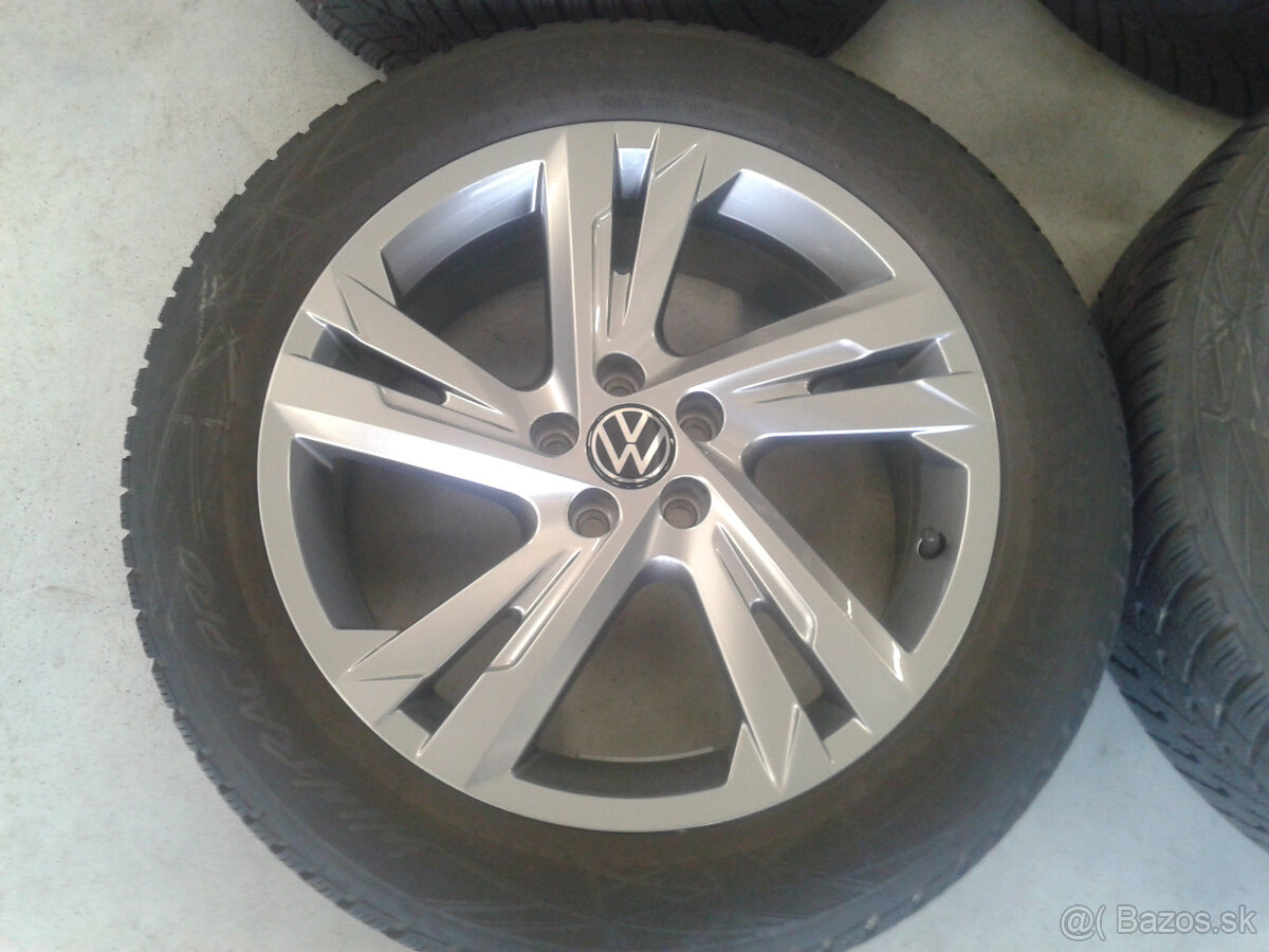 ALU disky 5x100 R17 6,5J ET39 ORIGINAL VOLKSWAGEN T-CROSS