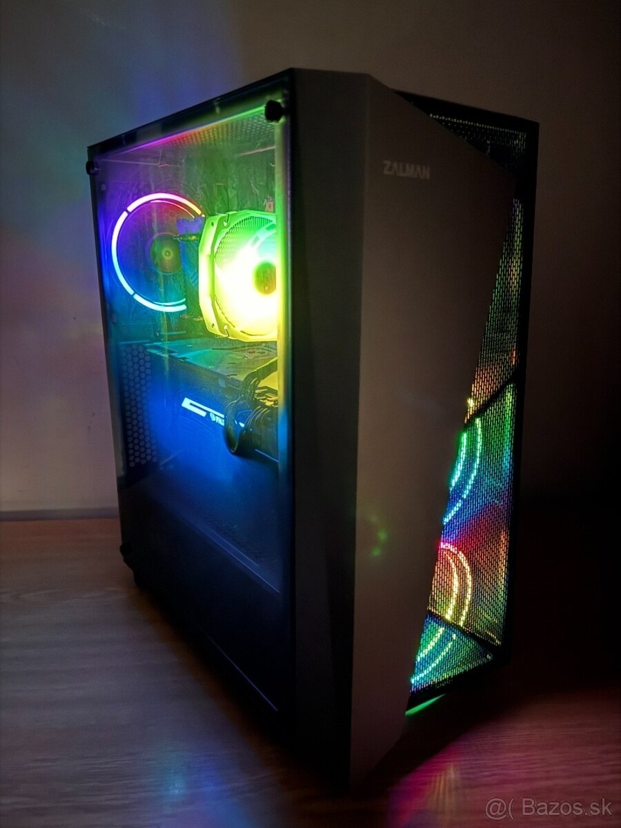 Herný počítač. Intel i5-11400F 6x2,60GHz.GTX 1080 8GB.