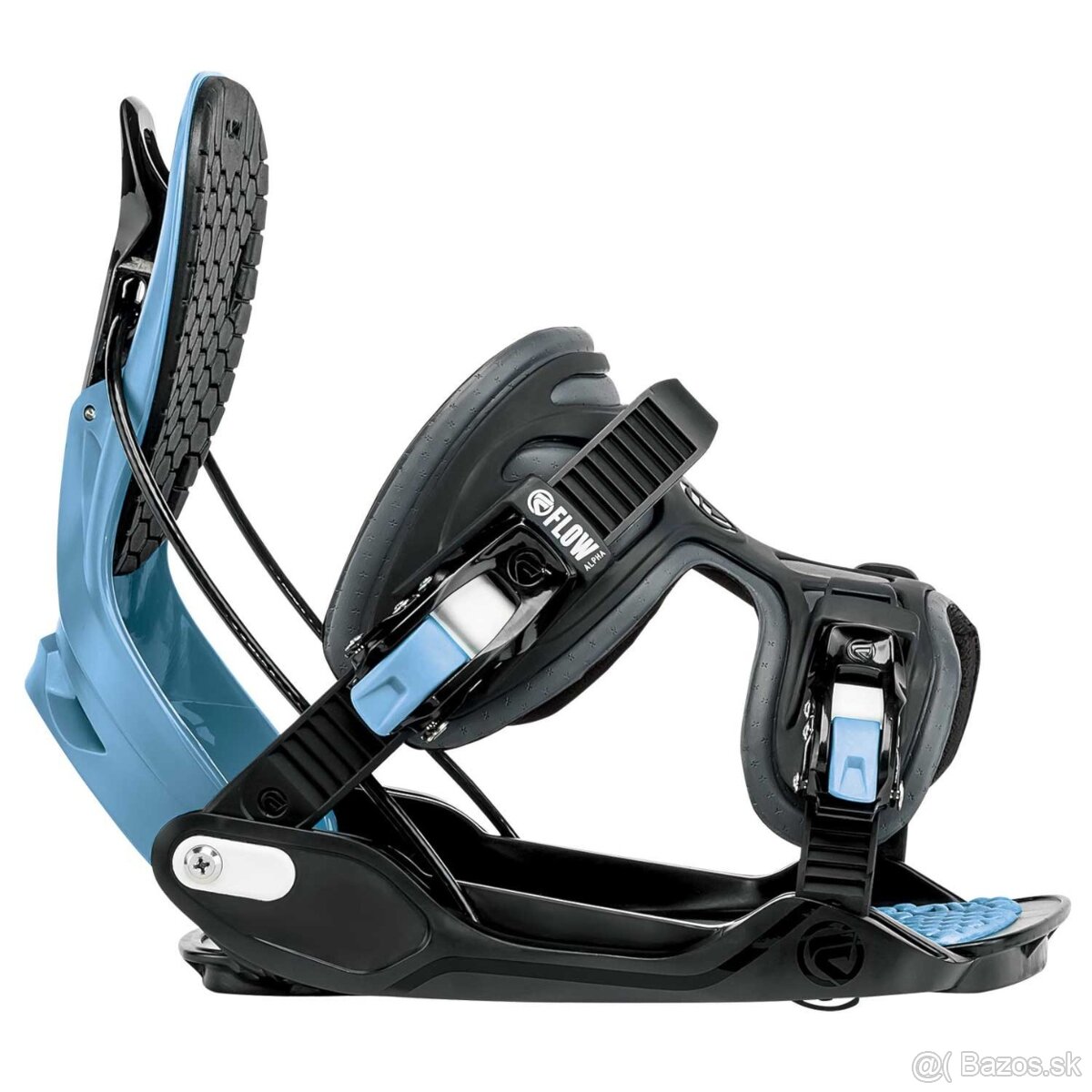 Snowboardové viazanie Flow Alpha Black/blue veľkos