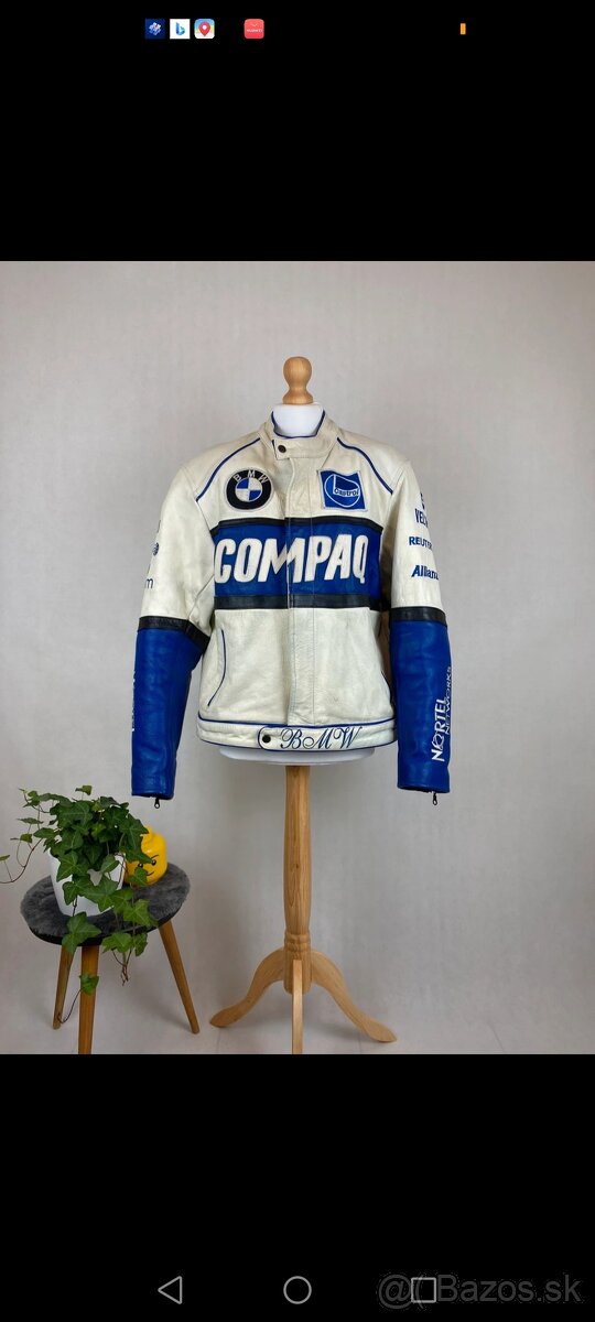 BMW compaq racing leather jacket