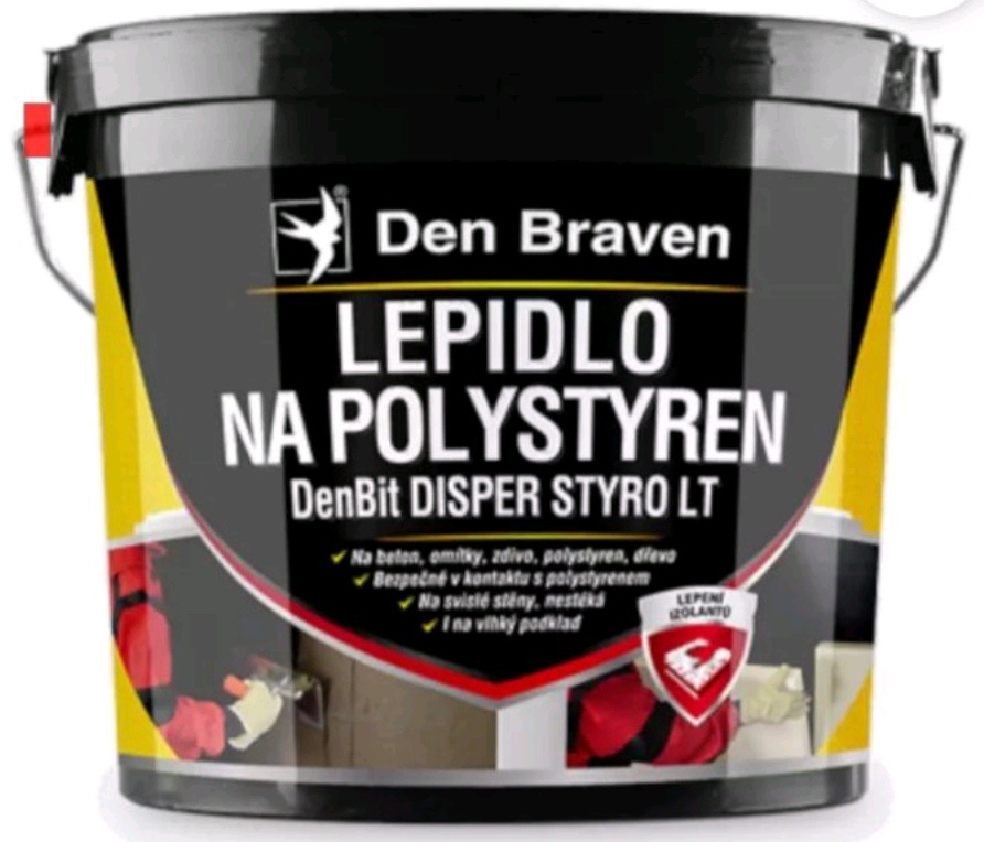 Lepidlo na polystyrén 10kg Den Braven DenBit DISPER STYRO LT