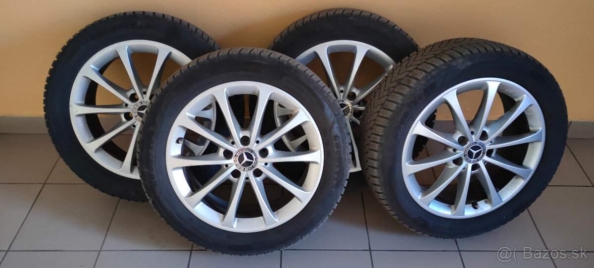 alu 205/55 r17  5x112  M+S+symbol snehova vločka