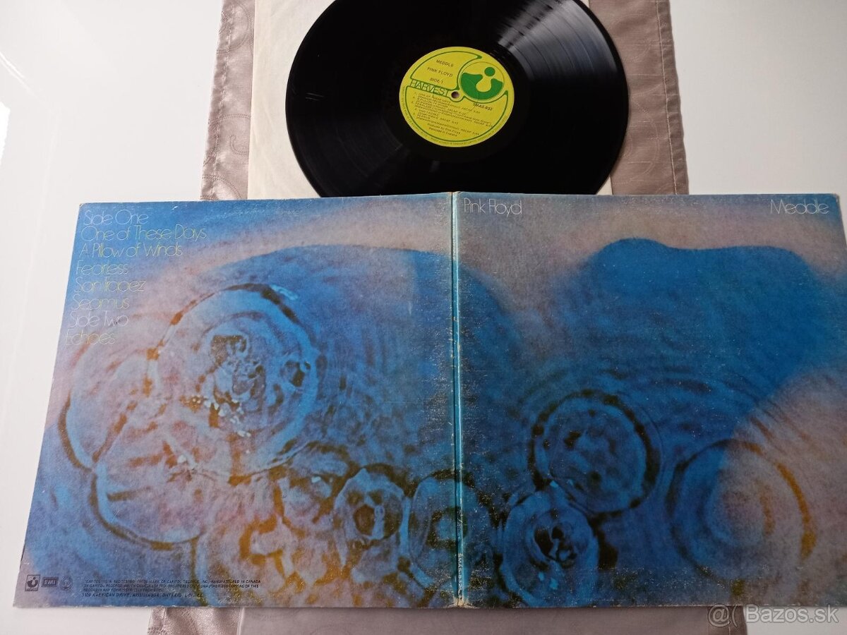 PINK FLOYD “Meddle” /Harvest 1971/ rozkl. ob,, na vinyle su