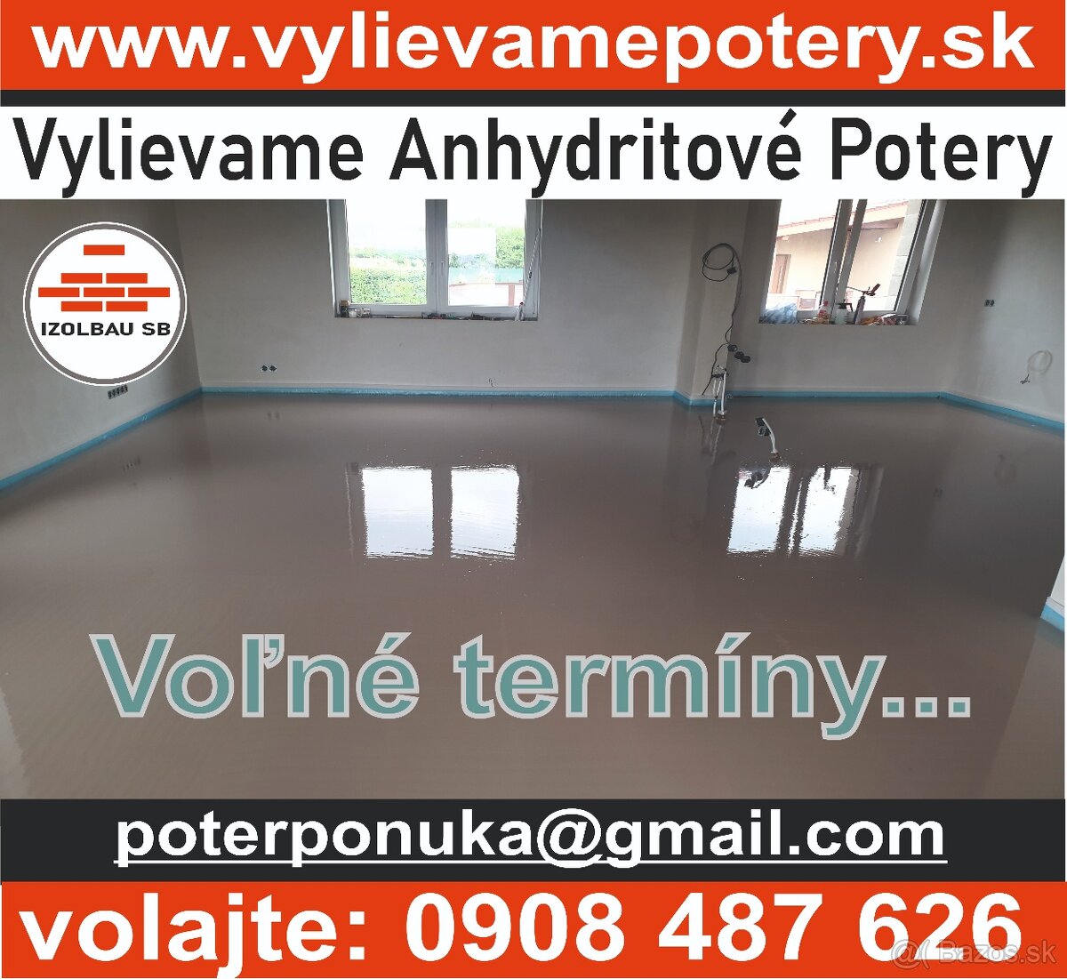 Anhydritové potery - IZOLBAU SB, -- 11