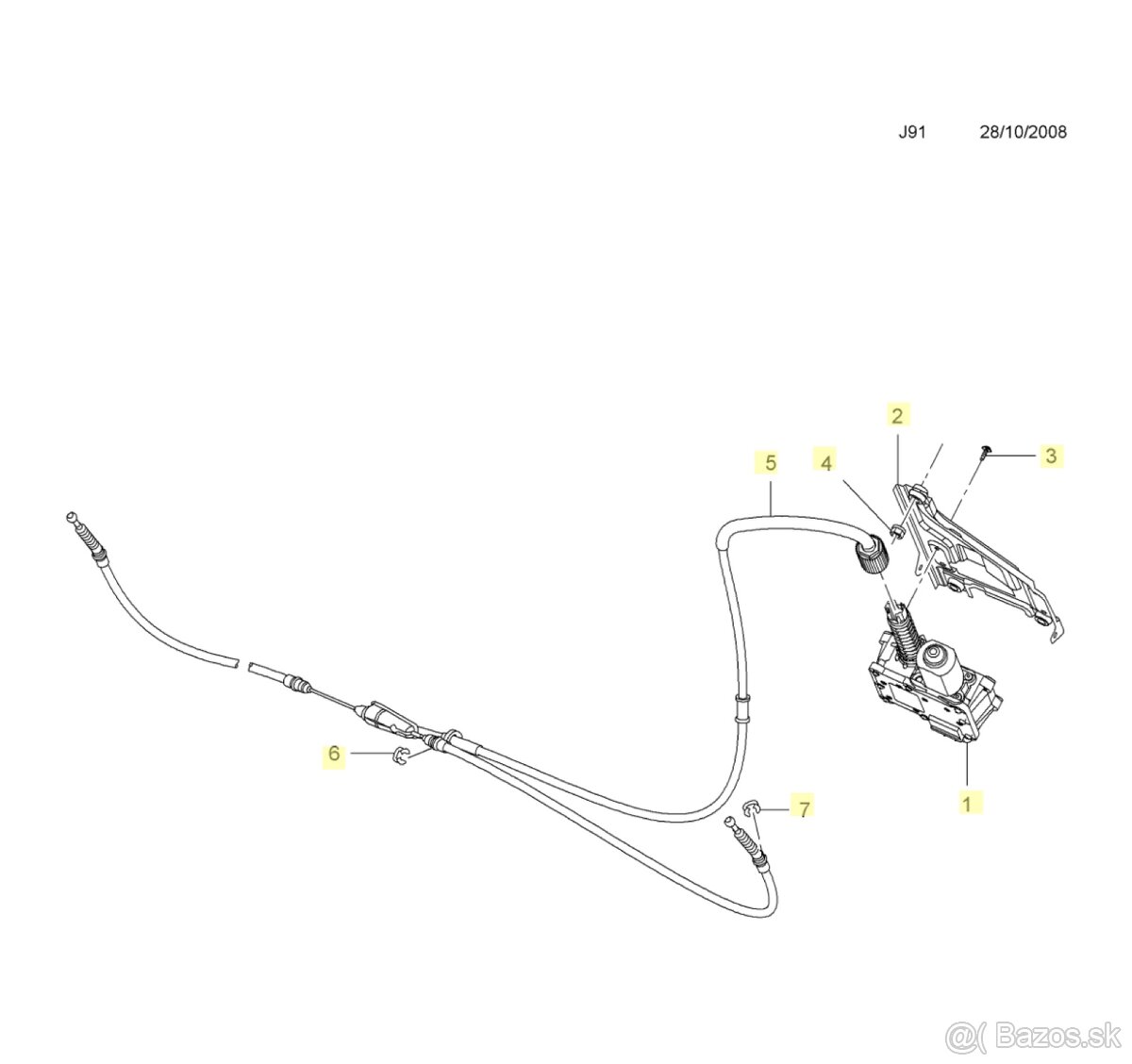 Predám na Opel Insignia elektricku ručnu brzdu