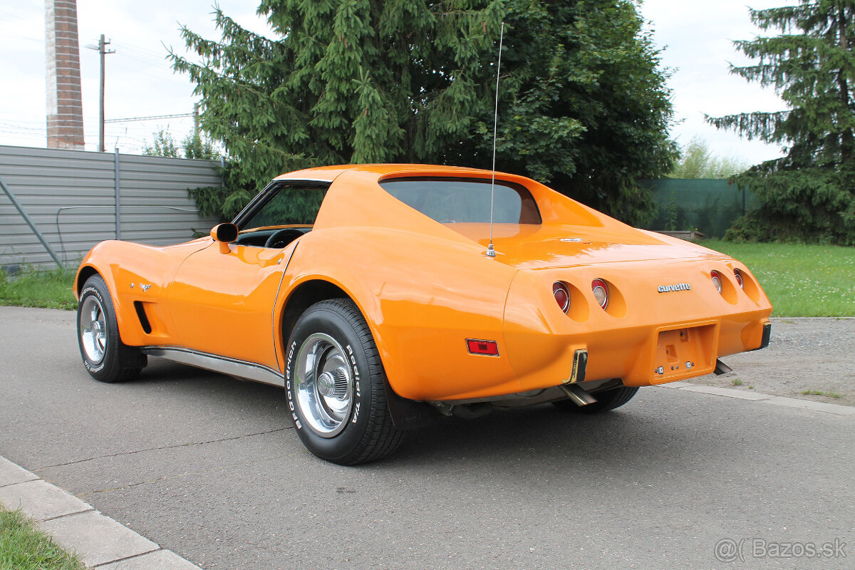 1977 Chevrolet Corvette 350 V8, 4-st manuál, orig. stav