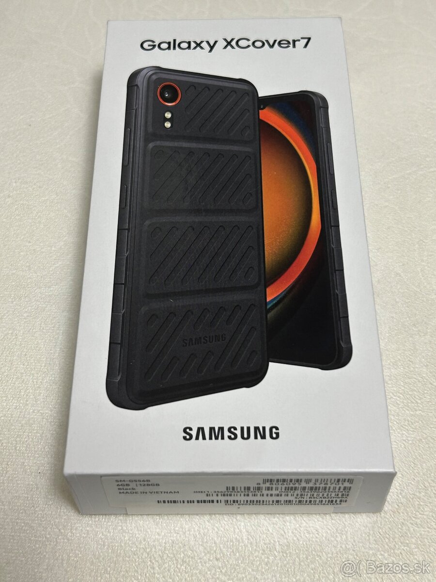 Samsung Galaxy XCover7 6GB/128GB Black Novy nerozbaleny