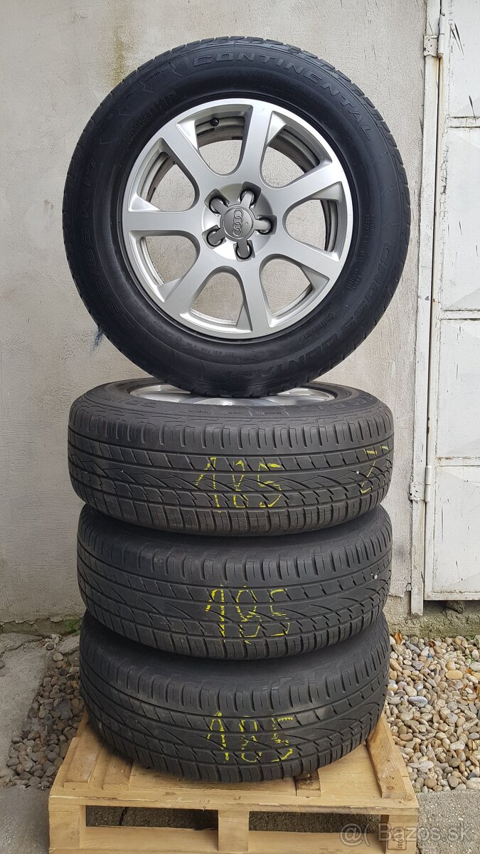 Hlinikove disky 5x112 r17 a letne pneumatiky 235/65 r17