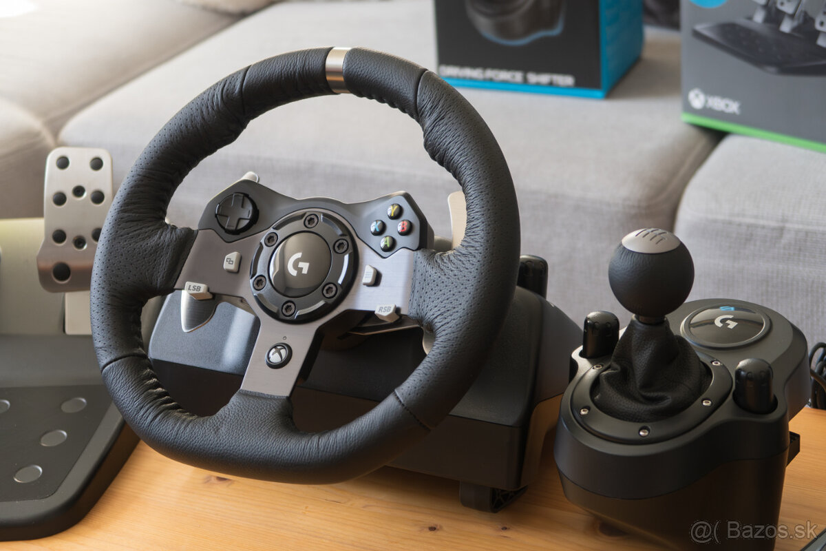 Logitech G920 + Logitech Shifter + Logitech Saitek