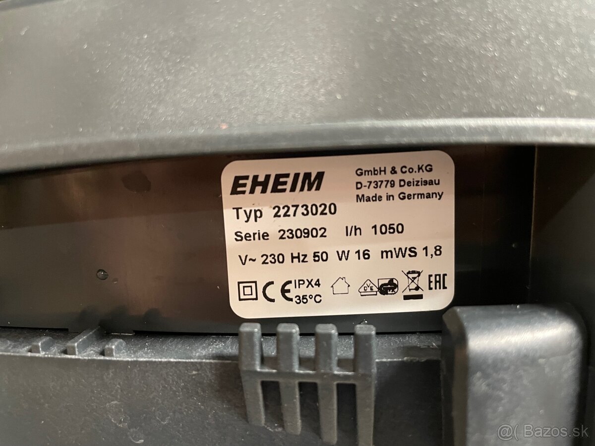 Predam externy filter eheim 4+