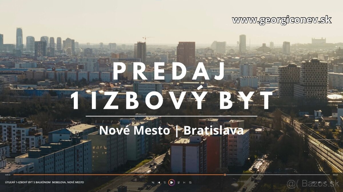 1 izb. byt v Novom Meste v Bratislave.