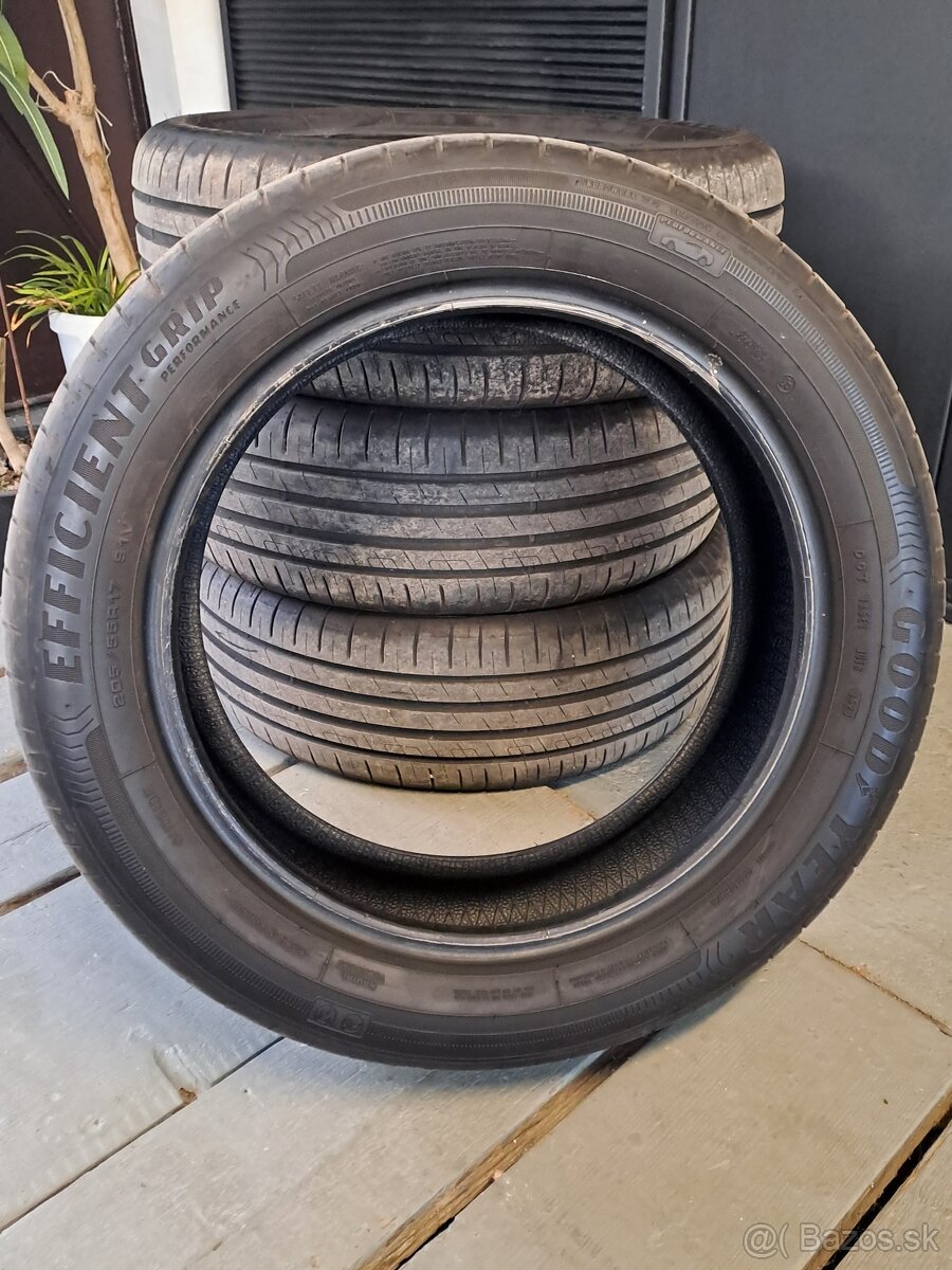 Letne gumy 205/55 R17 Good year