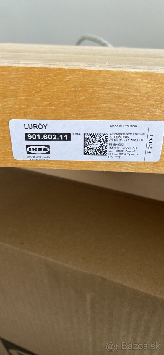 Lamelové rošty IKEA LURÖY 90x200 cm NOVÉ