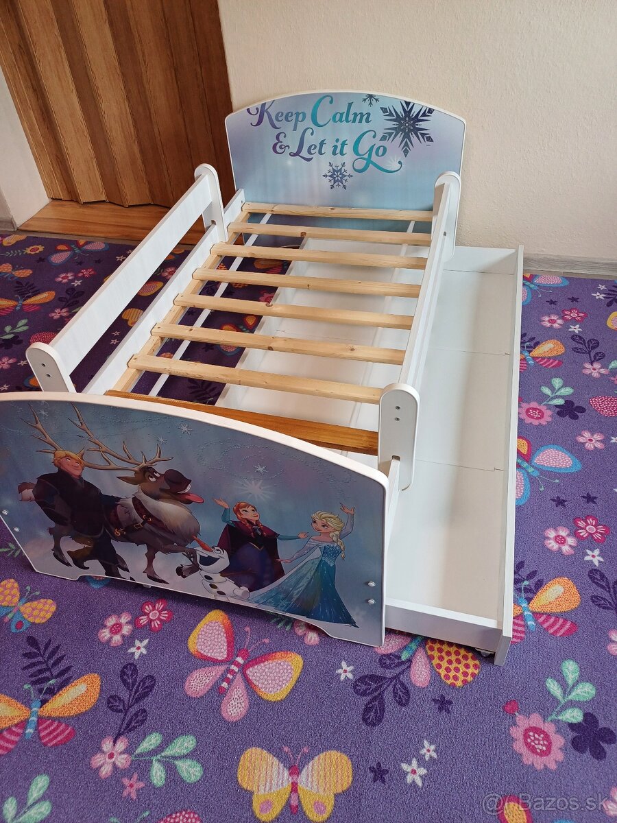 Detská posteľ Frozen  160x80 cm - znížená cena