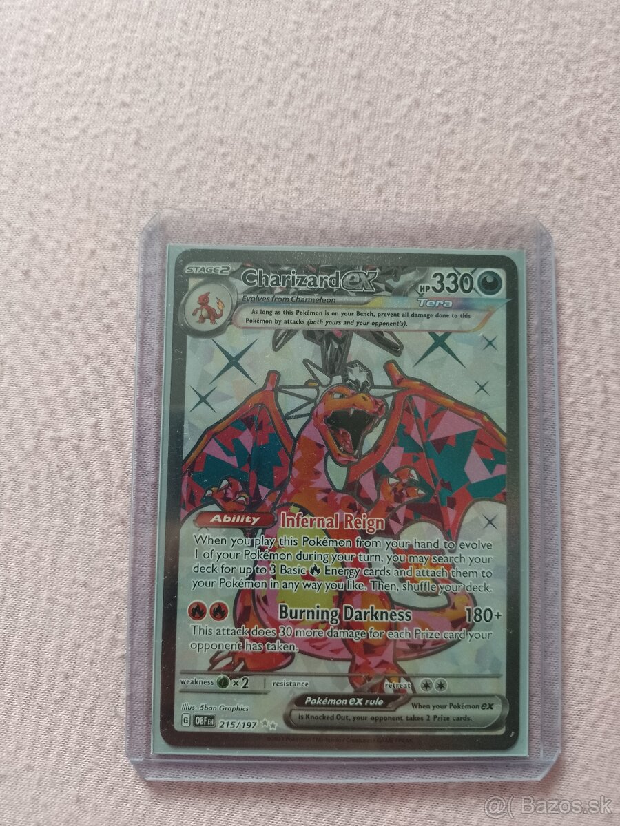 Charizard ex OBN en 215/197