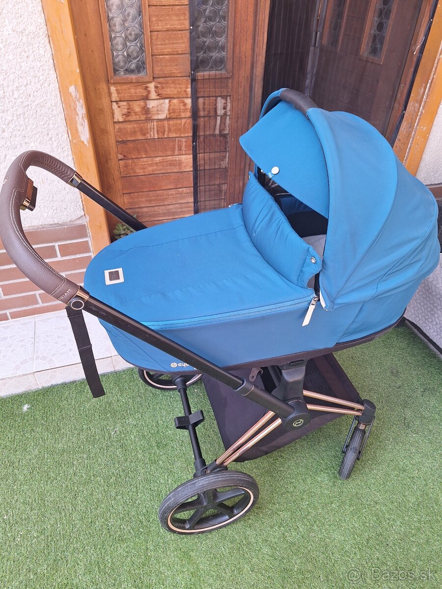 Cybex Priam Rosegold Mountain Blue 2022