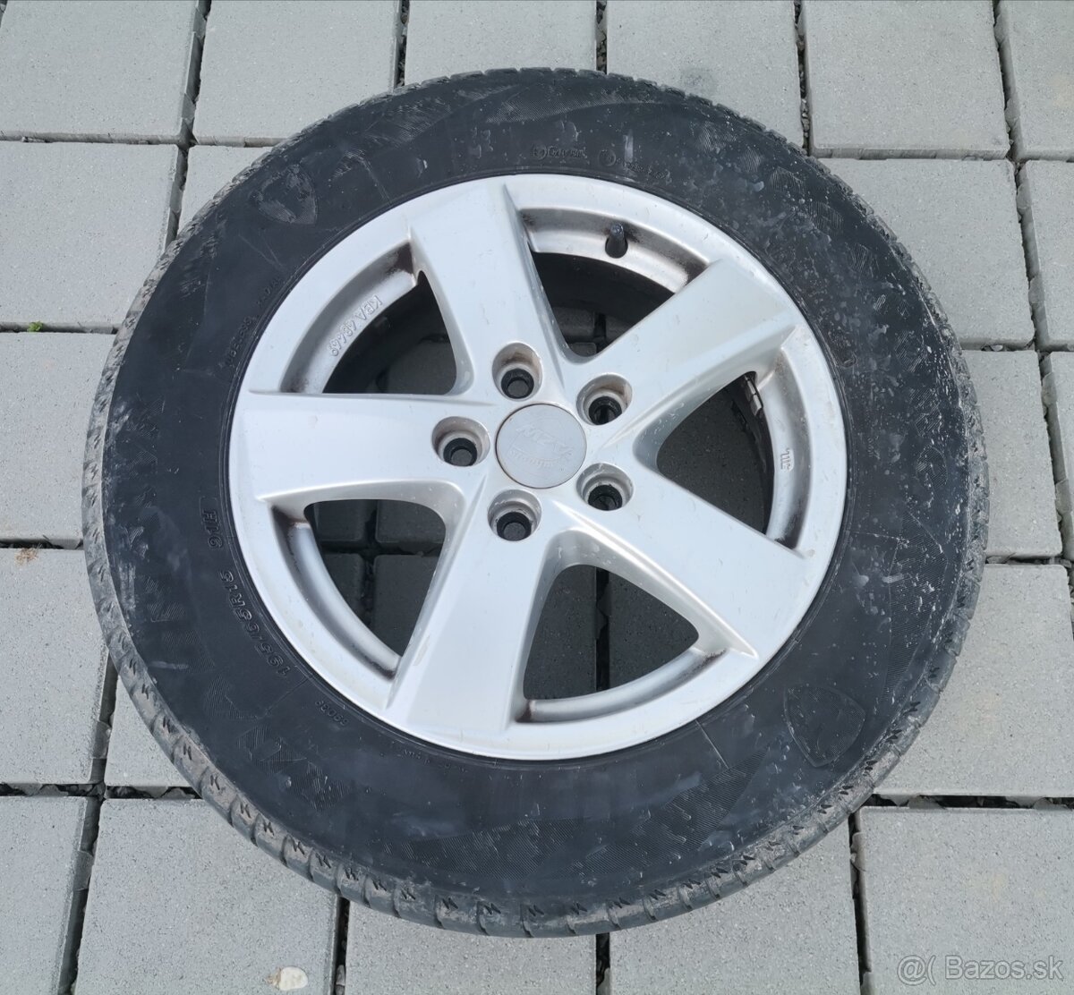 Alu disky 5X112 R15 + 195/65 R15 letné pneumatiky