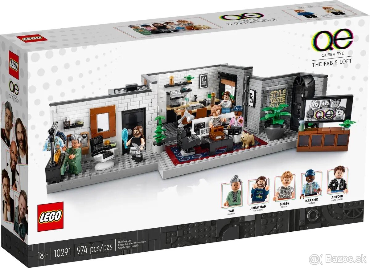 predam nove lego 10291 queer eye