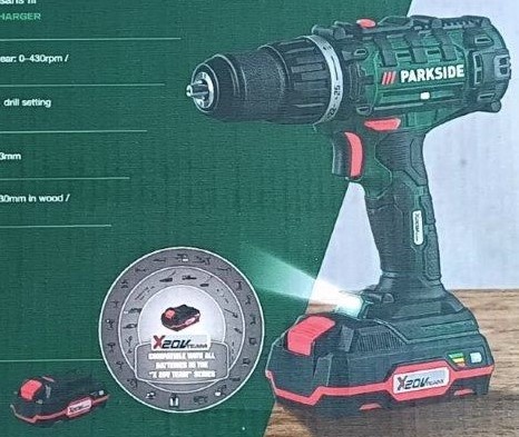 PARKSIDE® Aku vrtacka skrutkovač 20 V PABS 20-Li G8