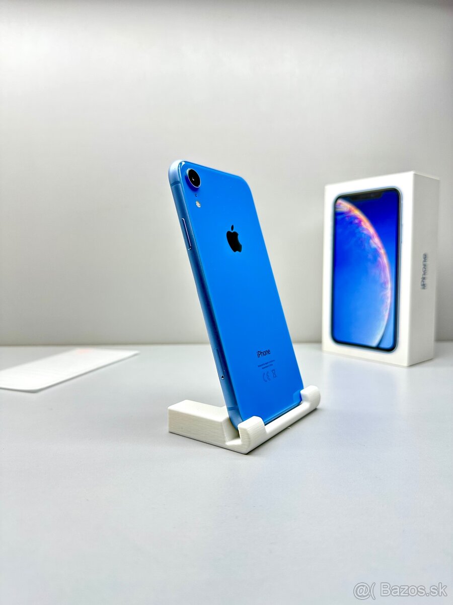 iPhone XR 128GB BLUE ORIGINÁL STAV + PRÍSLUŠENSTVO