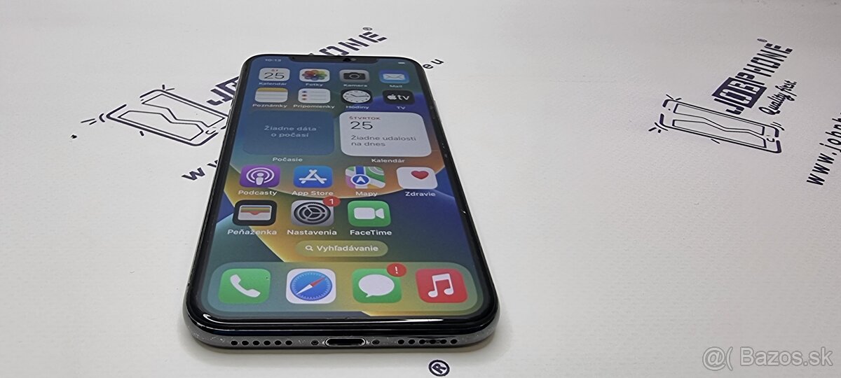 Apple iPhone X - 256GB čierna -Trieda B (Repasovaný)+ZARUKA