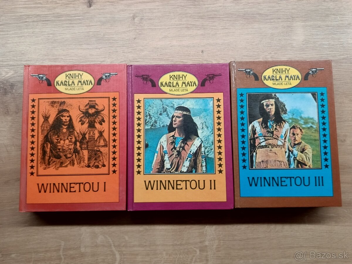 Knihy Karla Maya: Winnetou 1, 2, 3, 1991