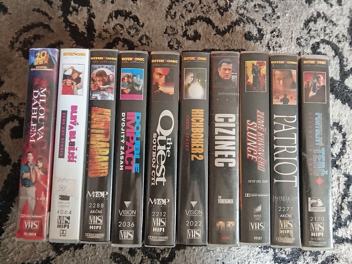 Predám VHS kazety