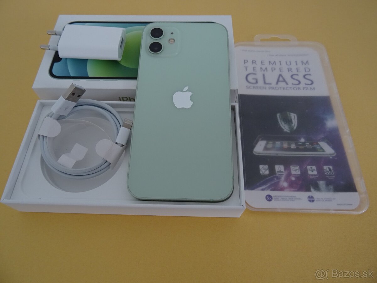 iPhone 12 64GB GREEN - ZÁRUKA 1 ROK