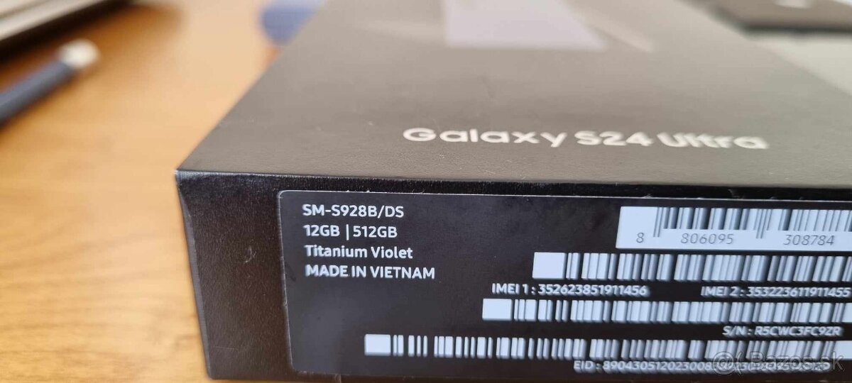 Samsung s24 ultra 12/512gb Titanium Violet