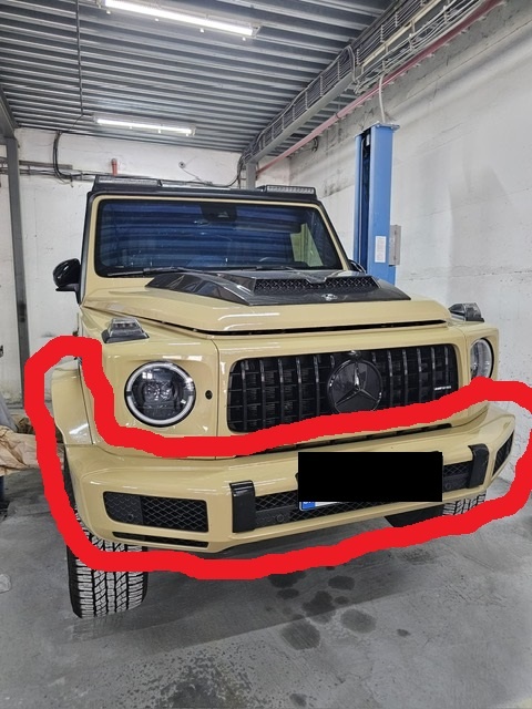 Naraznik blatniky AMG paket Mercedes G