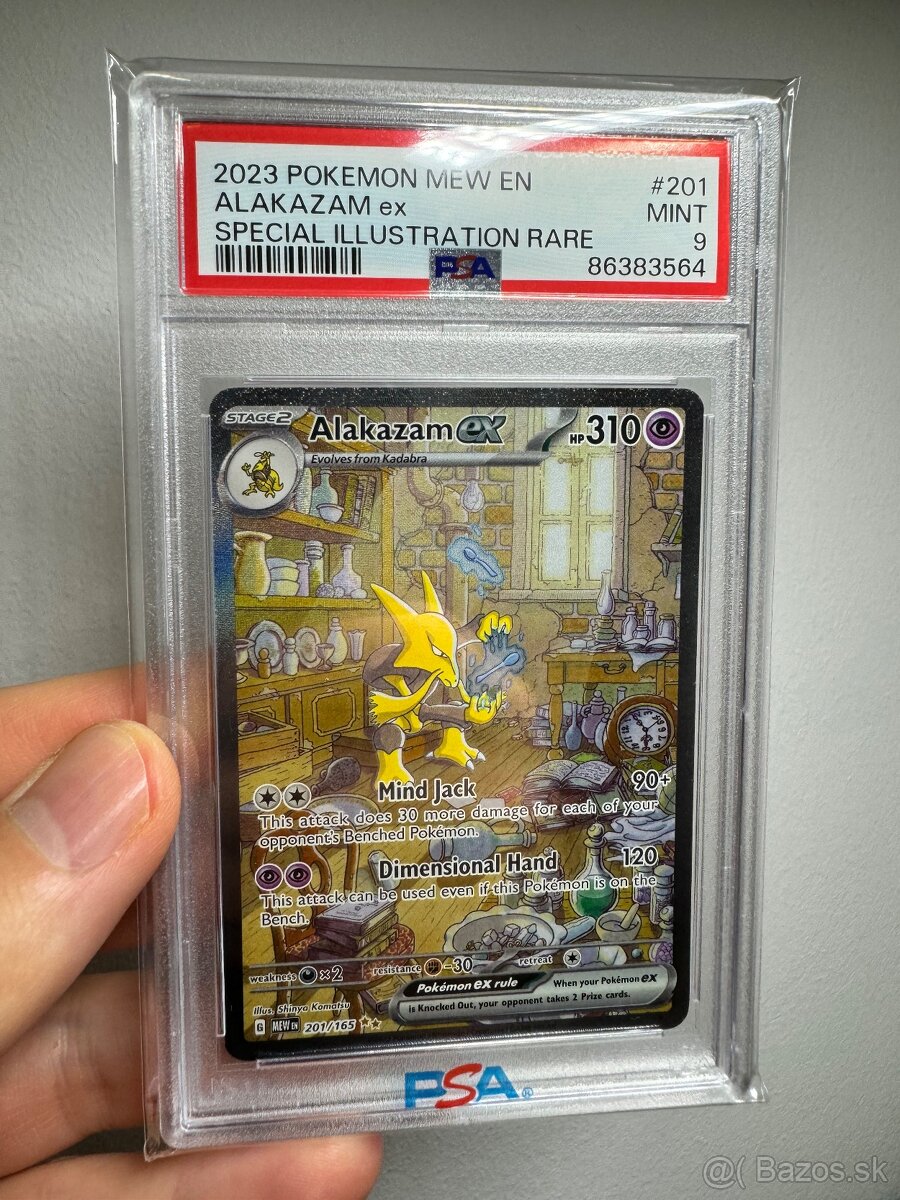 PSA Grading: Alakazam ex (MEW 201) (151) - Nové