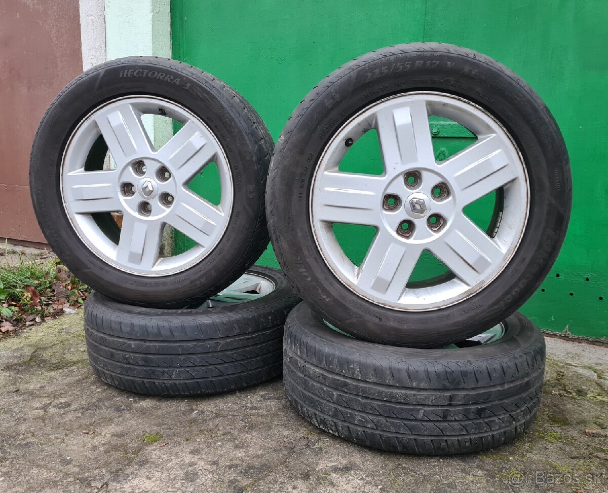 Letní Kola 5x108 Laguna Espace Megane Scenic 225/55R17