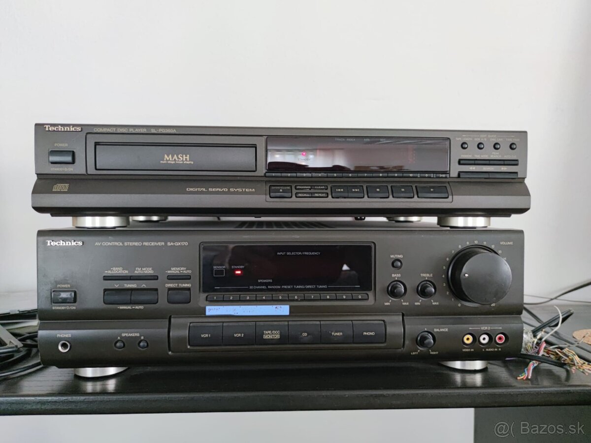 Sada receiver s CD prehrávačom Technics